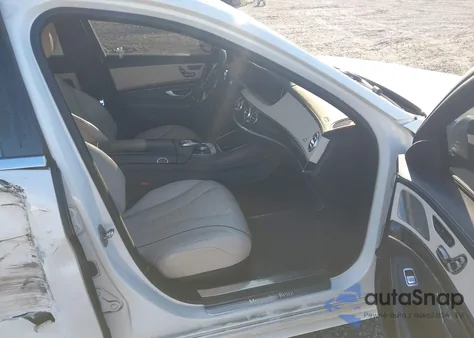 2018 Mercedes-Benz S 560 4Matic из США, поврежденный, VIN WDDUG8GB6JA382619